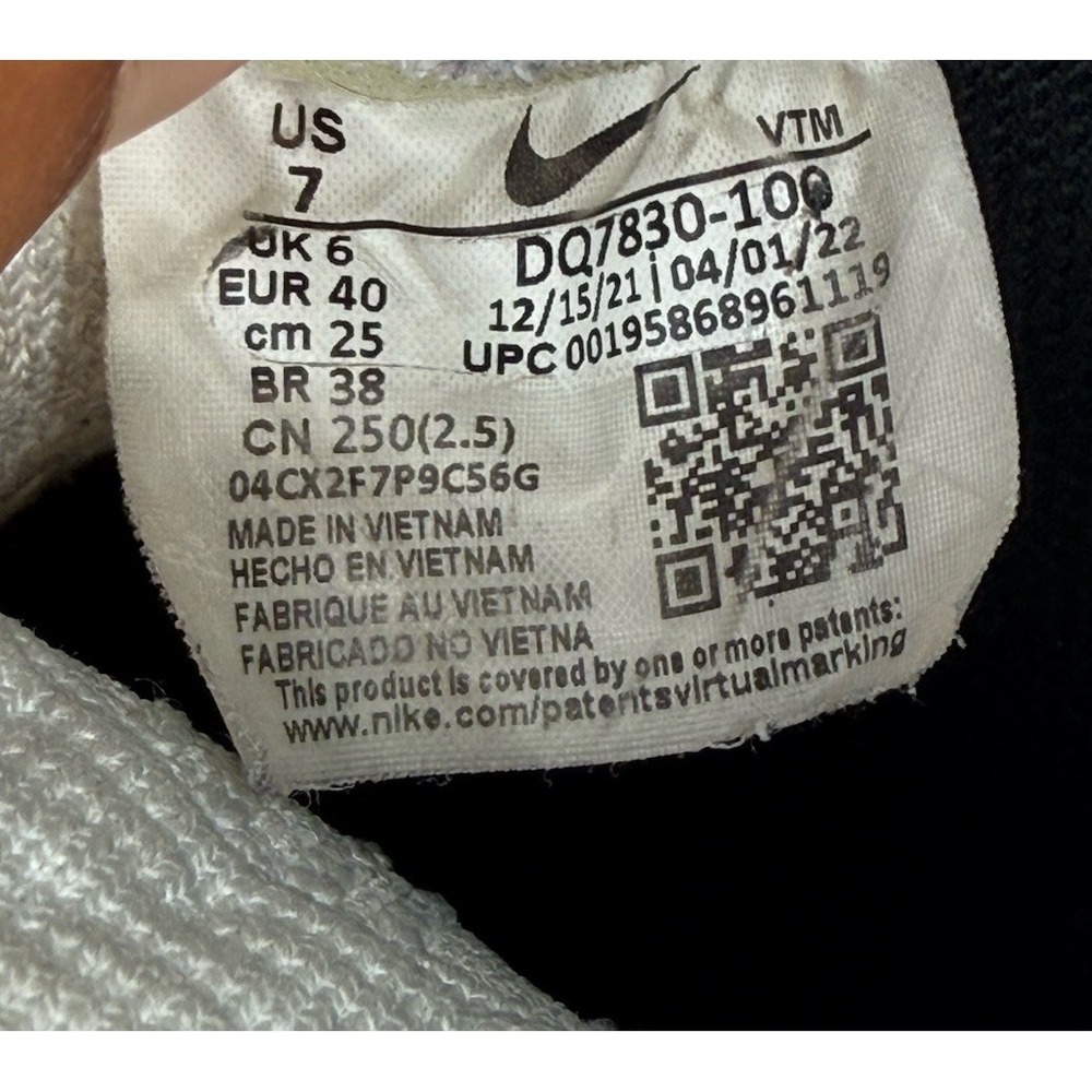 NIKE REACT INFINITY RUN FLYKNIT 3 Women's ROAD RUNNING SHOES Size 7 Sneakers - Picture 8 of 8